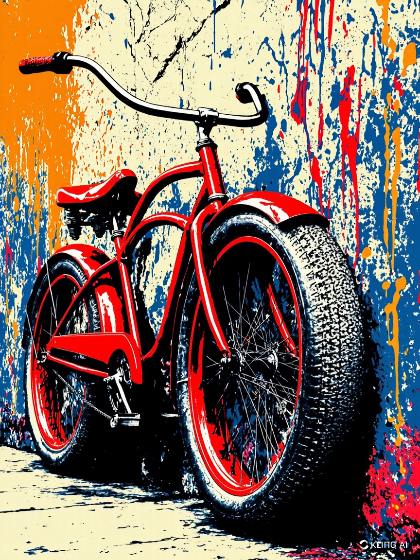 Bicycle Pop Art Style picture 1 of 8