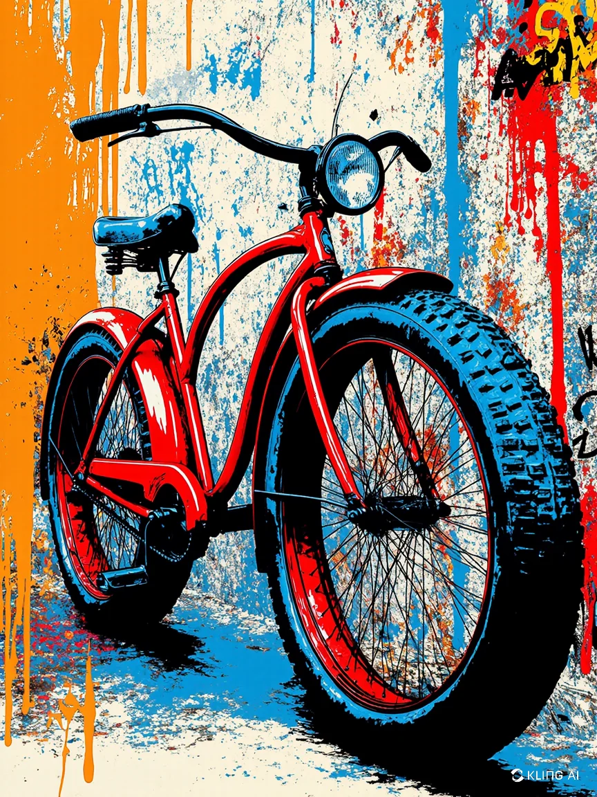 Bicycle Pop Art Style picture 2 of 8