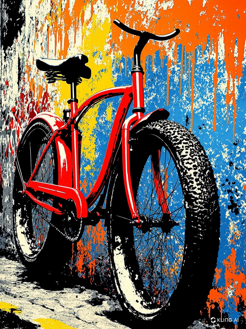 Bicycle Pop Art Style picture 5 of 8
