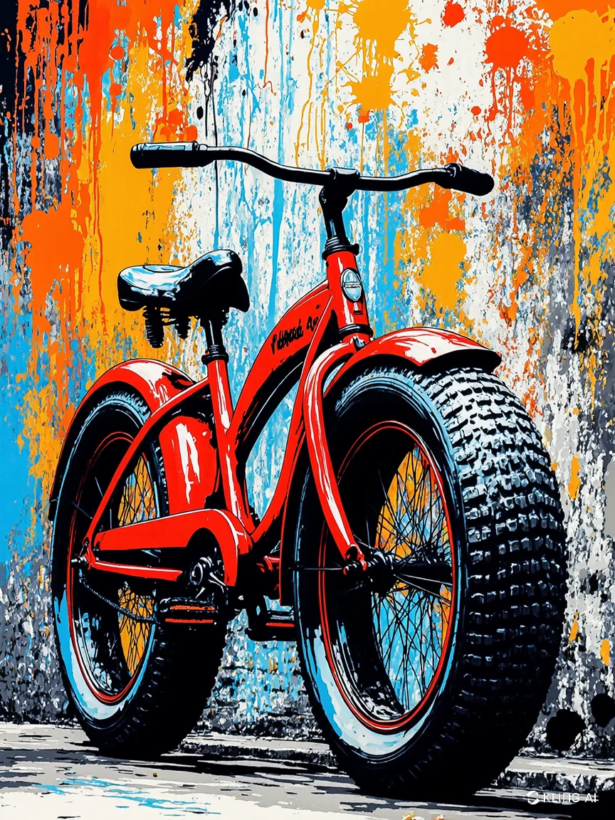 Bicycle Pop Art Style picture 7 of 8