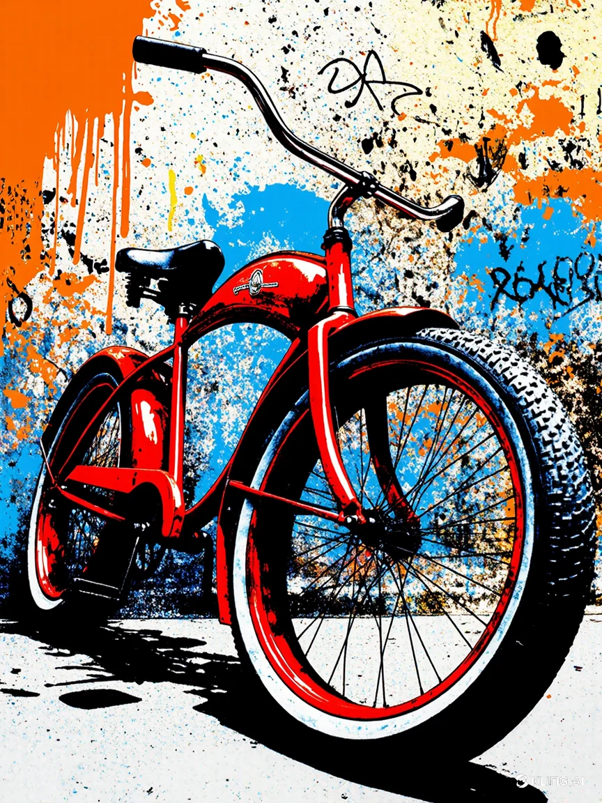 Bicycle Pop Art Style picture 8 of 8