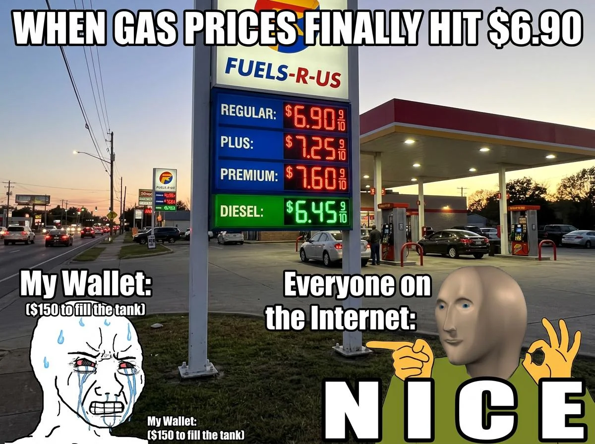 When the gas price hits picture 1 of 1