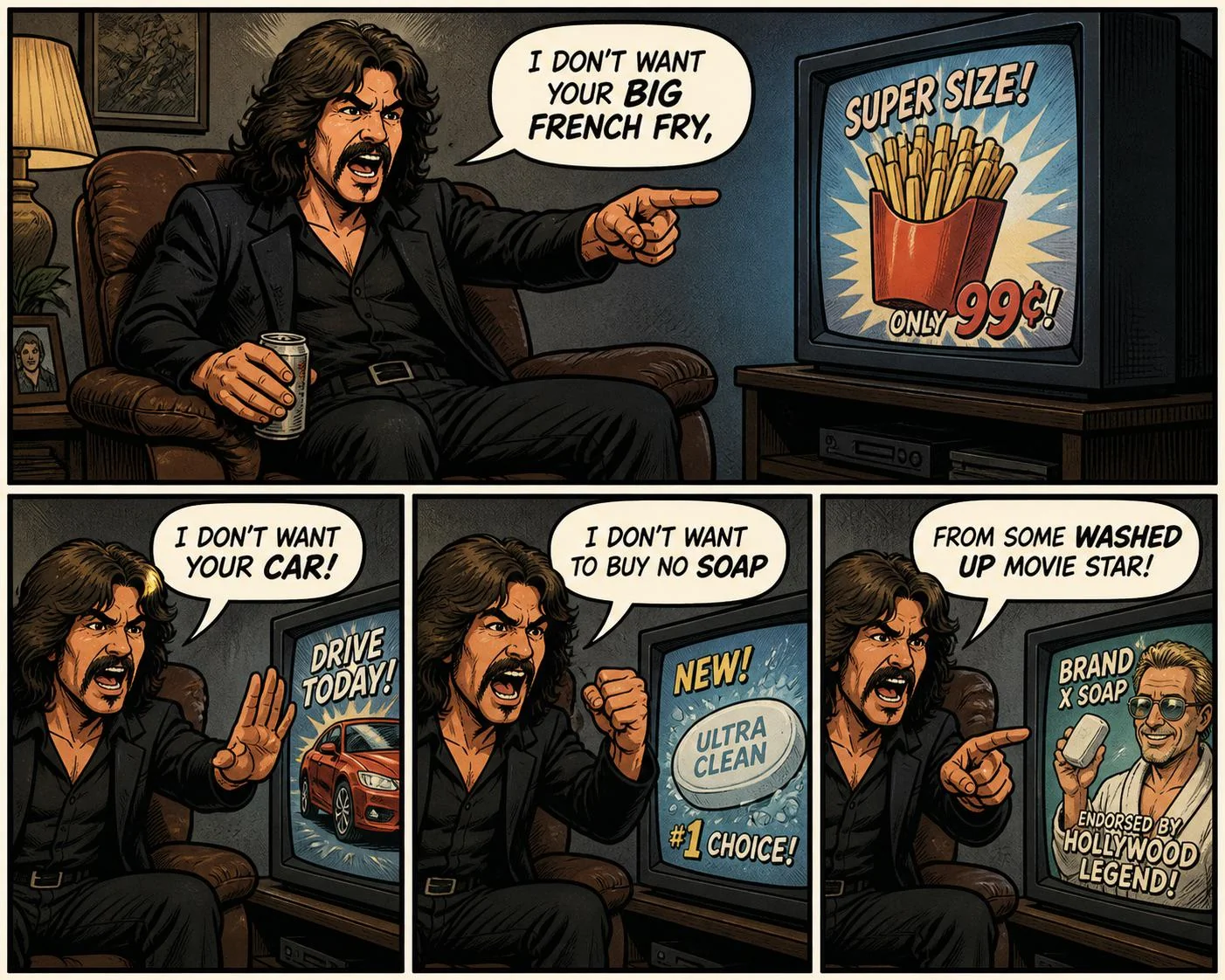 A comic strip based on a song that’s been in my head for decades picture 1 of 1