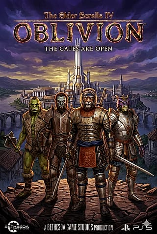My Oblivion heroes as movie posters'