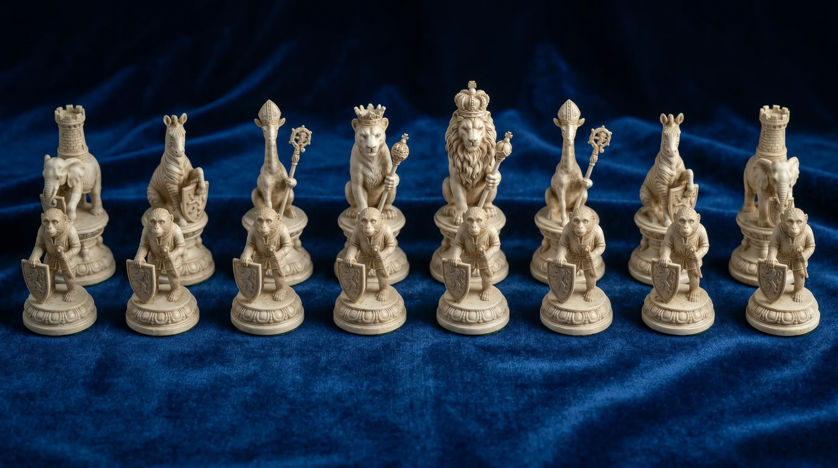African Animal Chess Pieces Set (Collector's Edition) picture 1 of 2