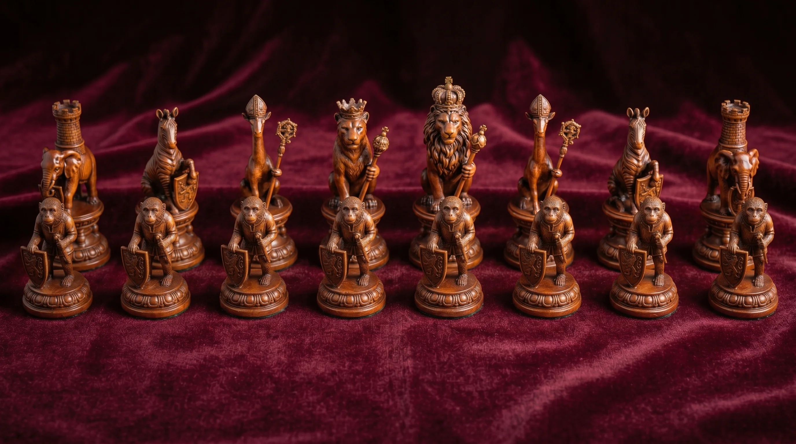 African Animal Chess Pieces Set (Collector's Edition) picture 2 of 2