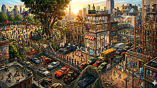 A spin on where's Waldo for my toddler, but using his favourite characters'