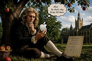 Newton and Apple'