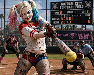 Harley Quinn found her sport.'