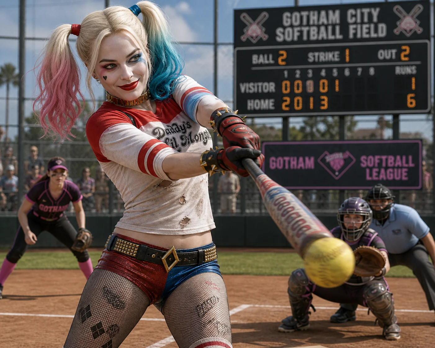 Harley Quinn found her sport. picture 1 of 1