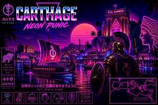 Neon Punic - If Carthage went SynthWave'