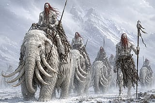 Ice Giants (Atzaeg Ishayru) with their Imaehangta'