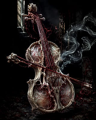 Haunted violin'