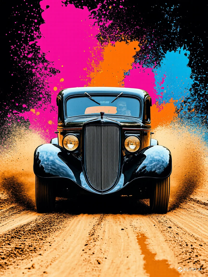 Old Old School Car for Painting picture 7 of 8