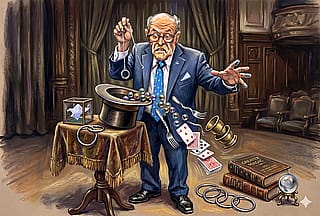Rudy Giuliani the magician'