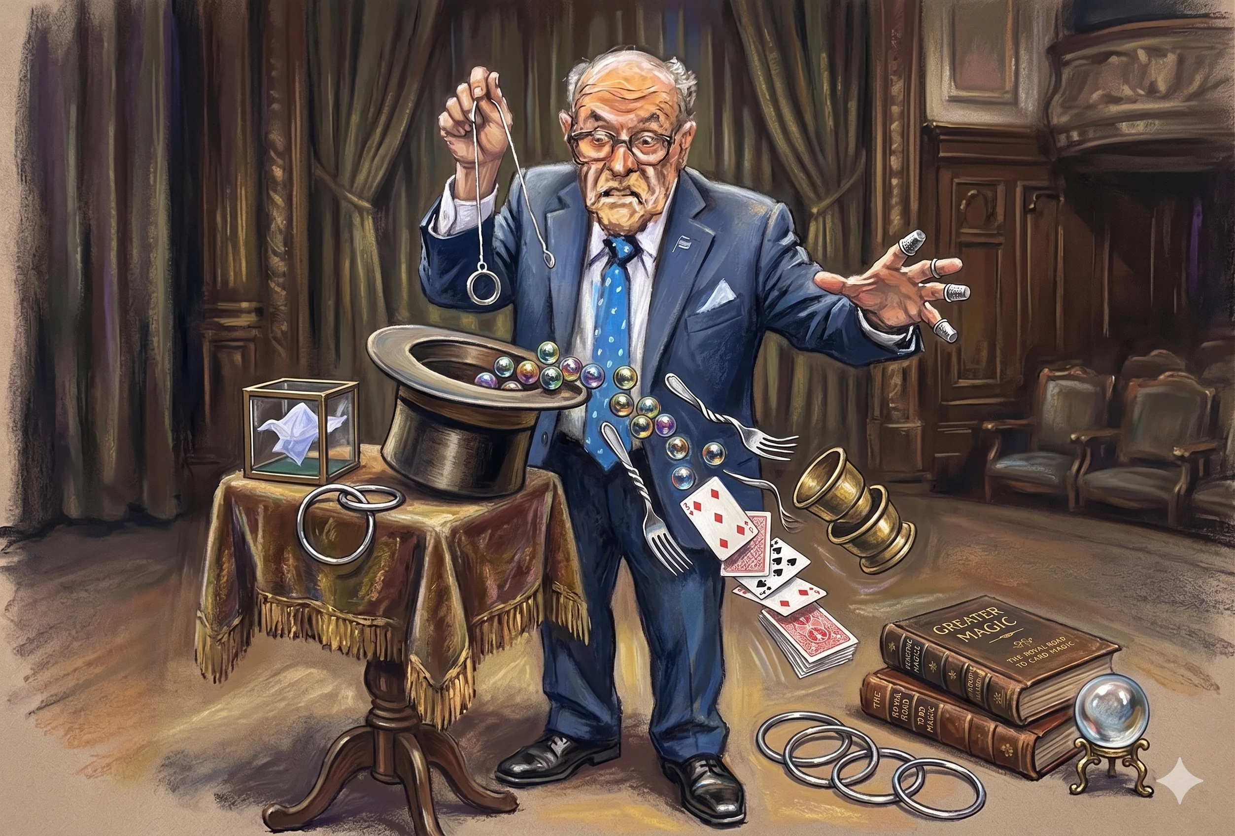 Rudy Giuliani the magician picture 1 of 2