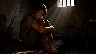 Lara Croft imprisoned fanart'
