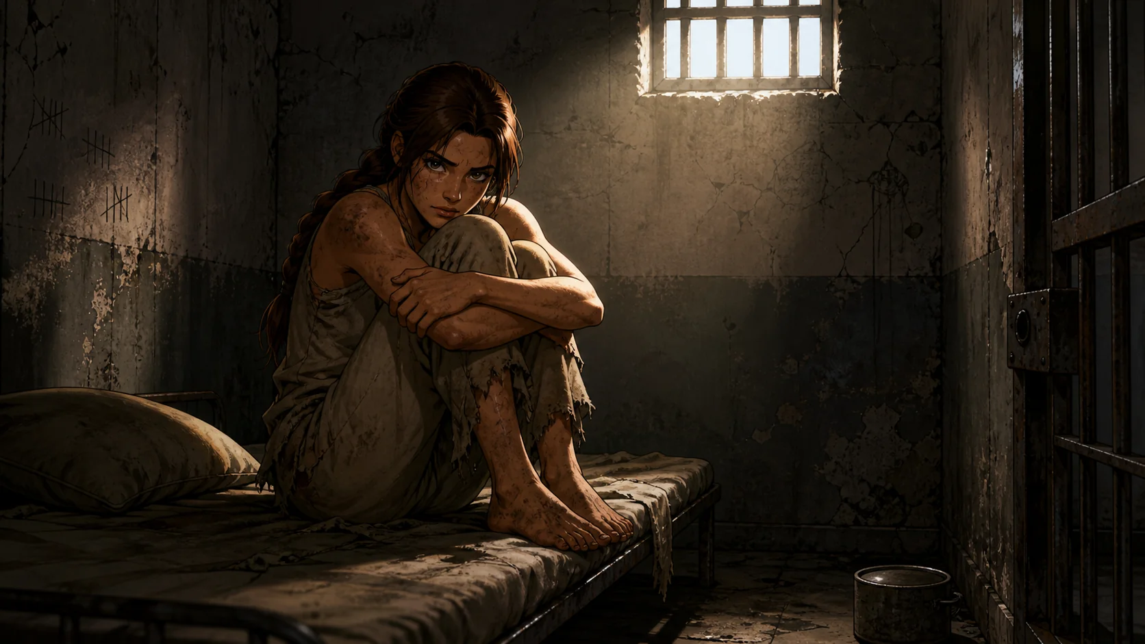Lara Croft imprisoned fanart picture 2 of 3