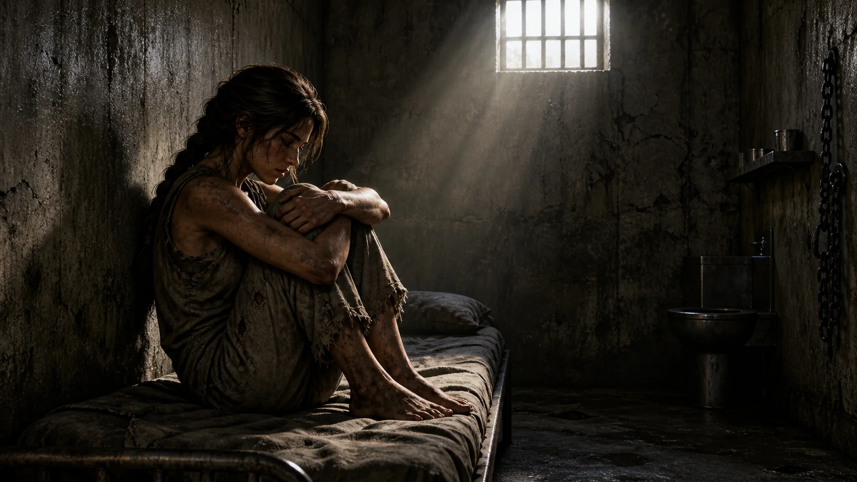 Lara Croft imprisoned fanart picture 3 of 3