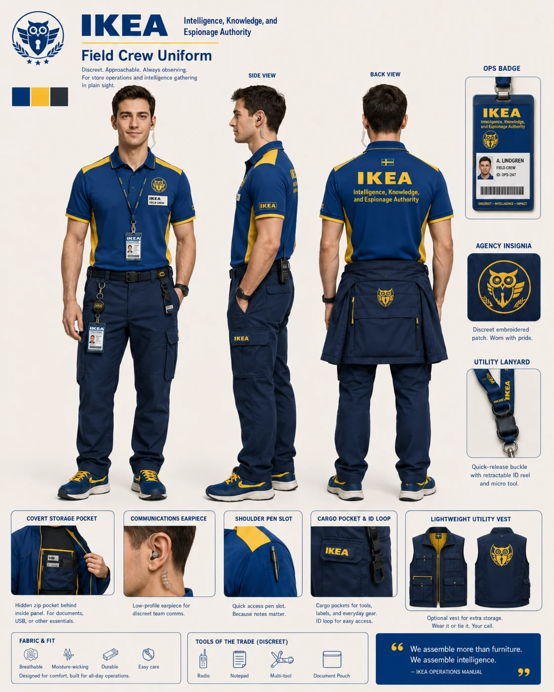 IKEA　Intelligence, Knowledge, and Espionage Authority picture 1 of 3