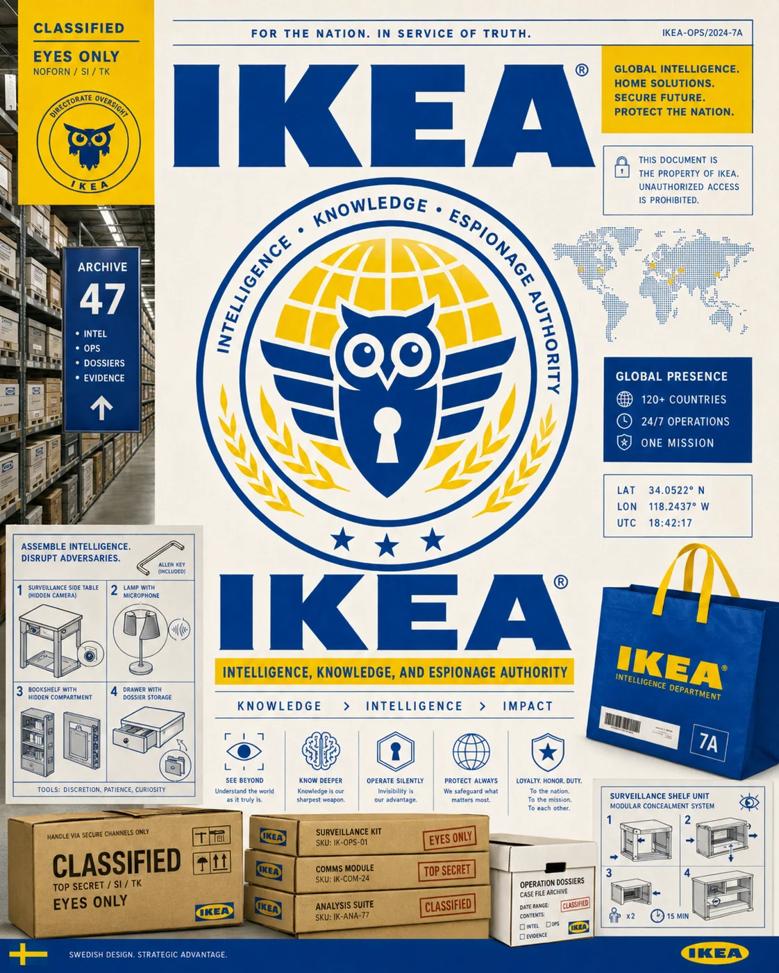 IKEA　Intelligence, Knowledge, and Espionage Authority picture 2 of 3
