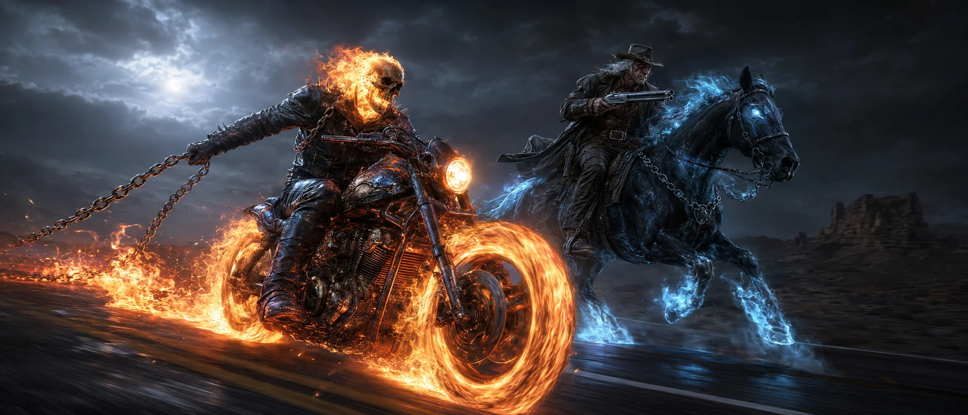 Supernatural race under moonlit skies picture 1 of 1