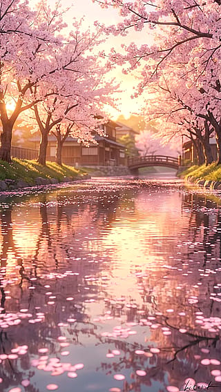 Dreamy Spring Reflections / Phone Wallpaper Archives'