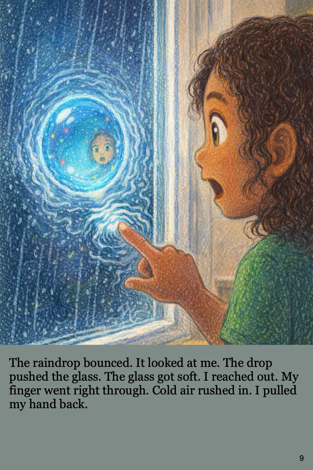 The Night I followed A Raindrop (Inspired by Harold and the Purple Crayon) picture 3 of 11
