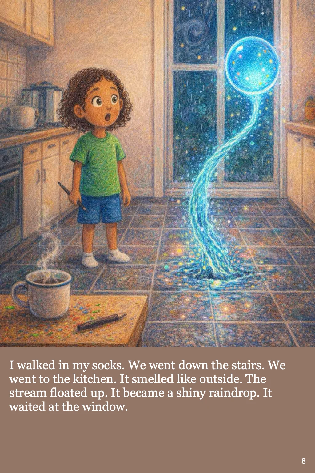 The Night I followed A Raindrop (Inspired by Harold and the Purple Crayon) picture 8 of 11