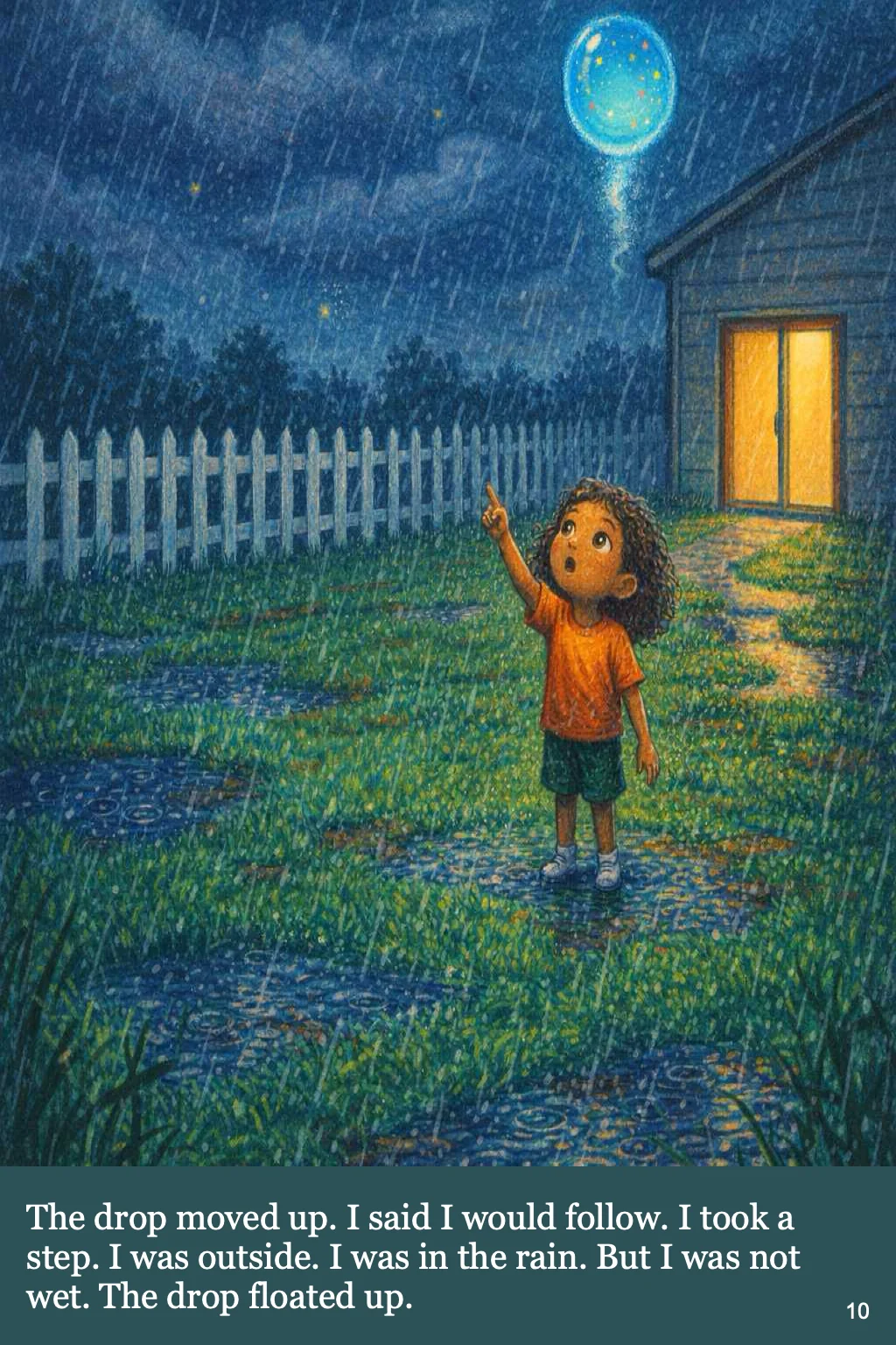 The Night I followed A Raindrop (Inspired by Harold and the Purple Crayon) picture 11 of 11