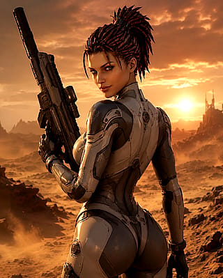 StarCraft fanart: Sarah Kerrigan'