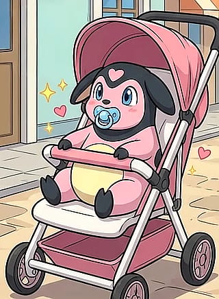 Some images of Skye and her adorable baby Miltank, Millie'