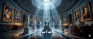 Moonlit Marble Masquerade'
