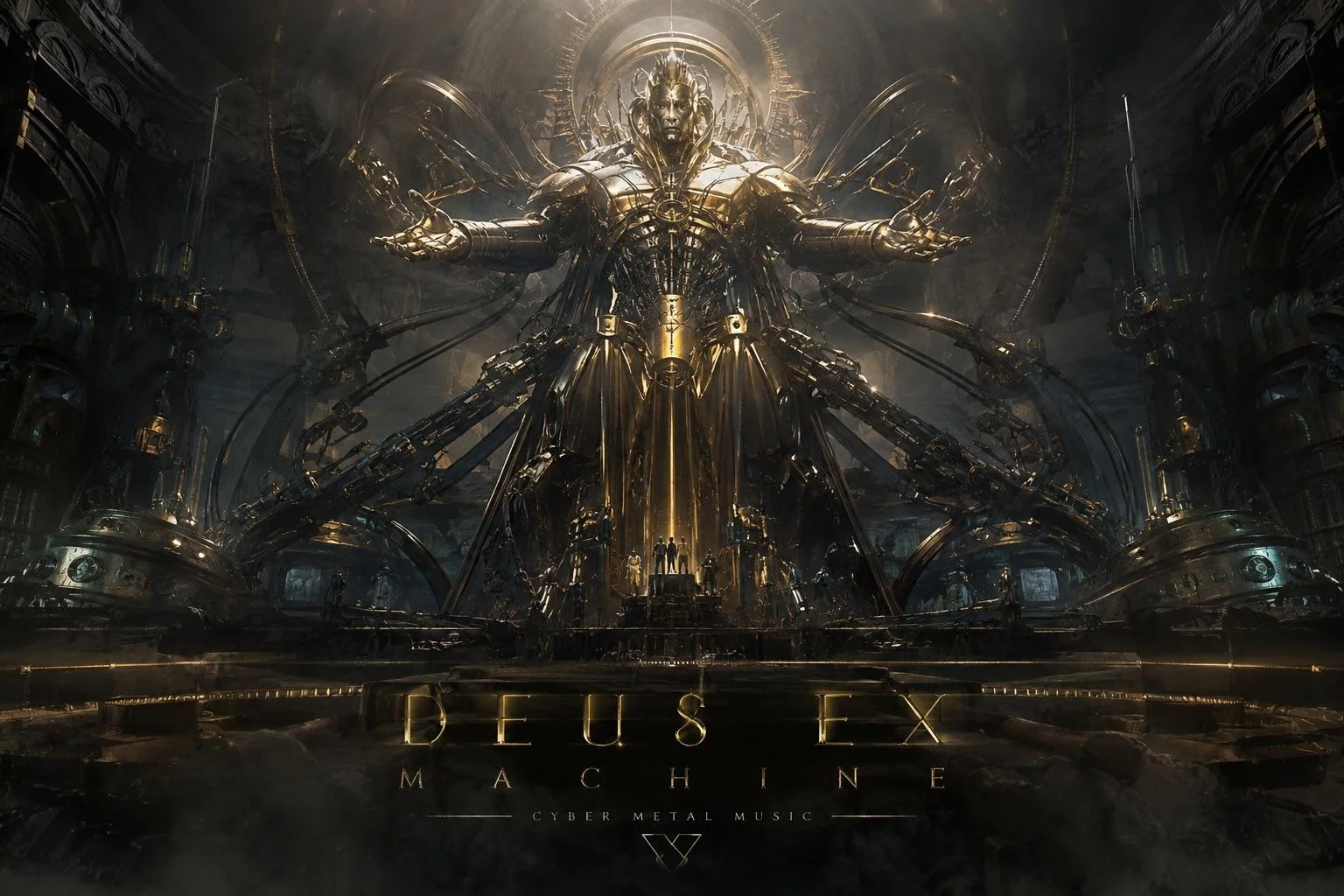 Super metallic Style (music) cyber deus ex machine cinematic shot epic picture 3 of 3