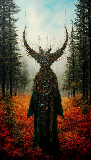 Deep in the ancient woods'