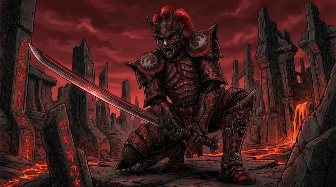 Daedric Armor from Morrowind picture 5 of 6