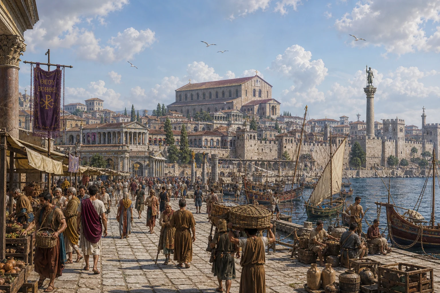 Imagining how Constantinople looked like before Justinian picture 1 of 5