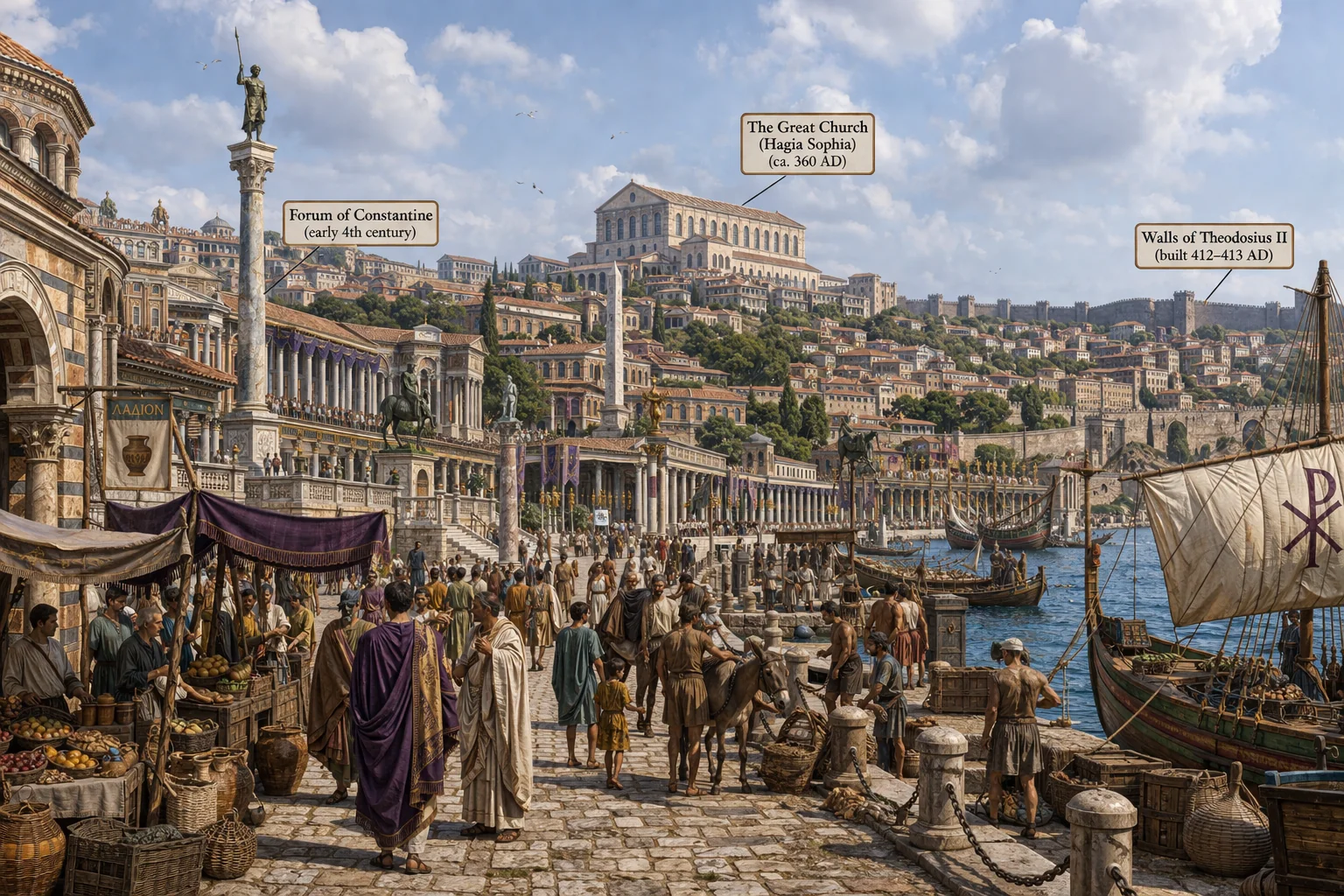 Imagining how Constantinople looked like before Justinian picture 5 of 5