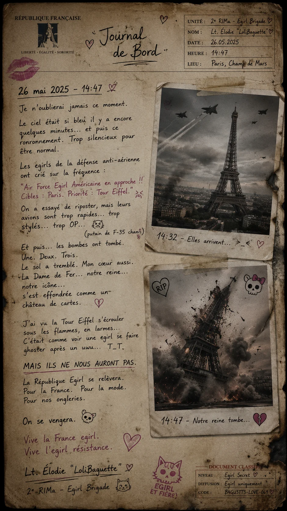 Documents and records from the Egirl Wars picture 9 of 9
