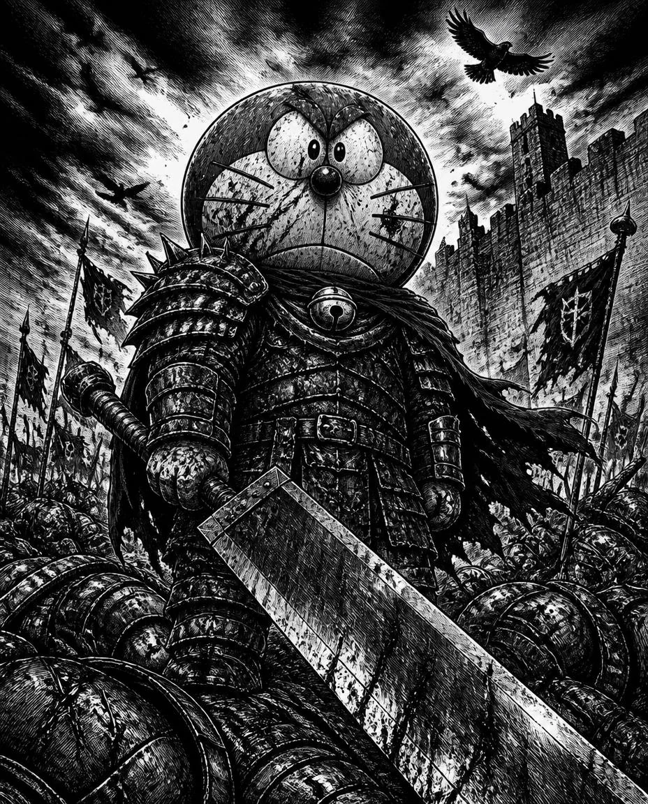 Doraemon but in Berserk version picture 1 of 3