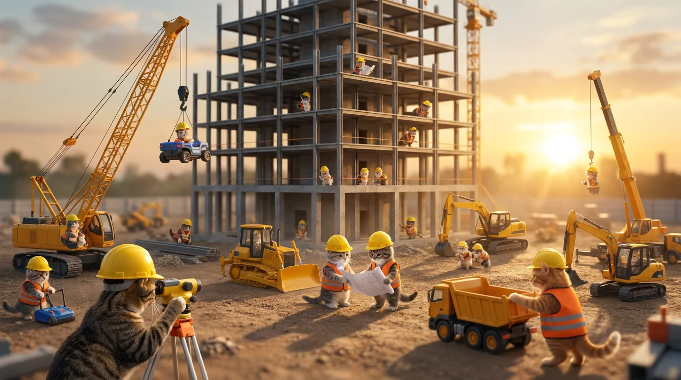 Tiny Cats Running a Construction Company Before GTA 6 picture 1 of 1