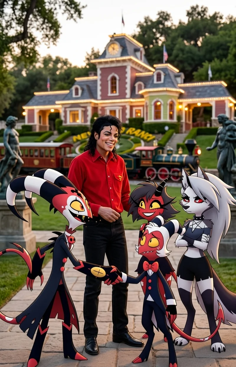 Here's I.M.P Meeting Michael Jackson At The Neverland Ranch picture 1 of 1