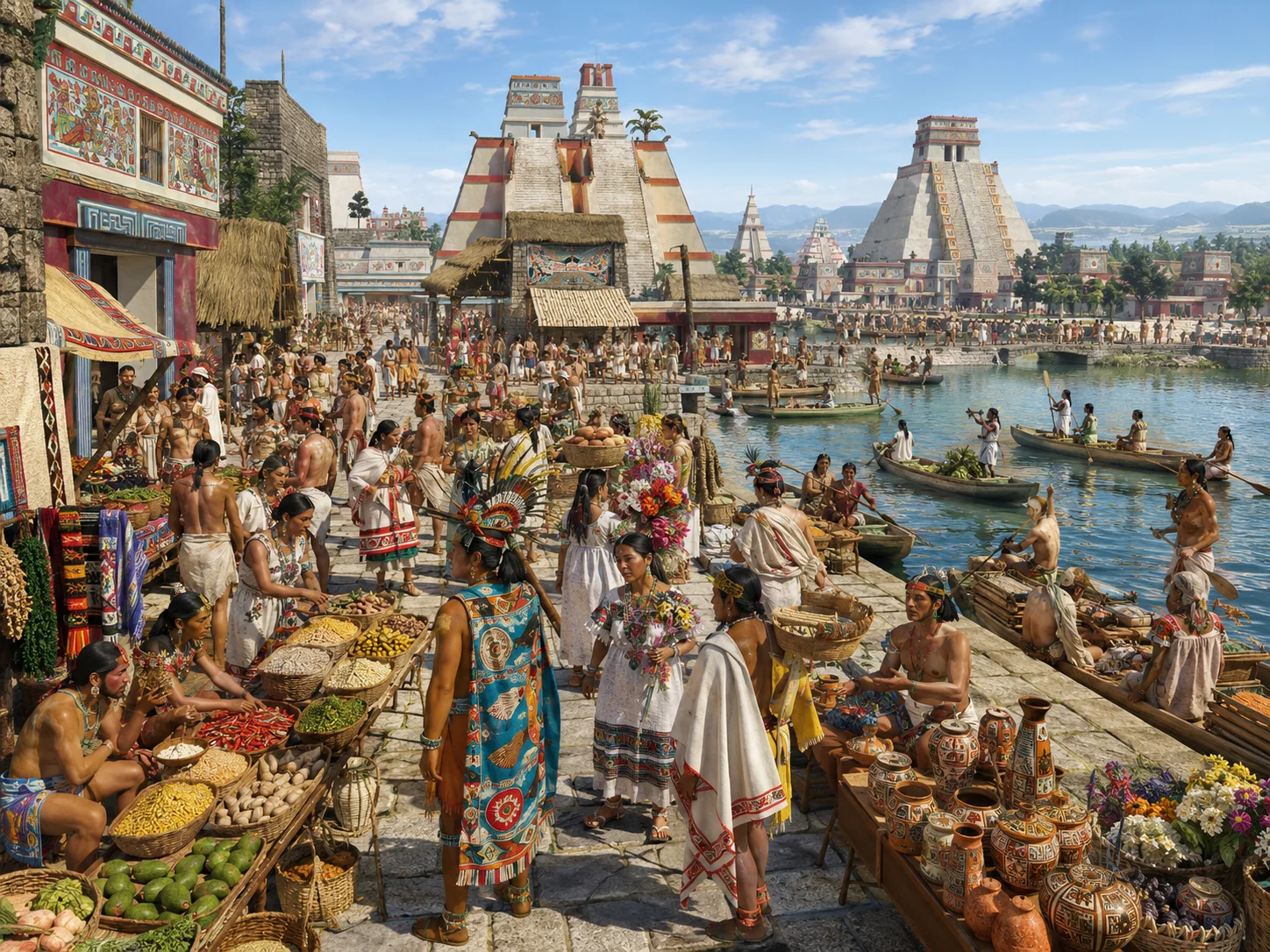 Busy street scenes of everyday life for ancient civilizations, many now lost to time picture 5 of 12