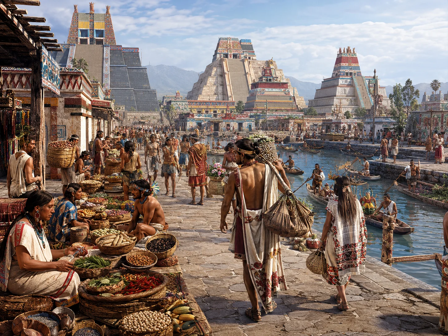 Busy street scenes of everyday life for ancient civilizations, many now lost to time picture 10 of 12