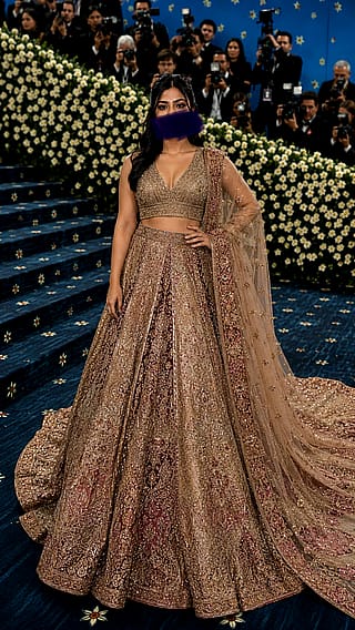 Asked Chat GPT to generated Met Gala looks for me'