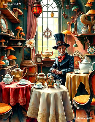 The Tea Room Host | Painterly Whimsy by drab-parrot-278 (1440x2560)'