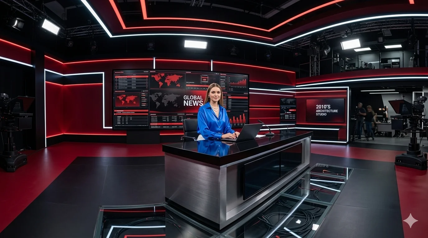 News studio design 1 or 2 picture 1 of 2