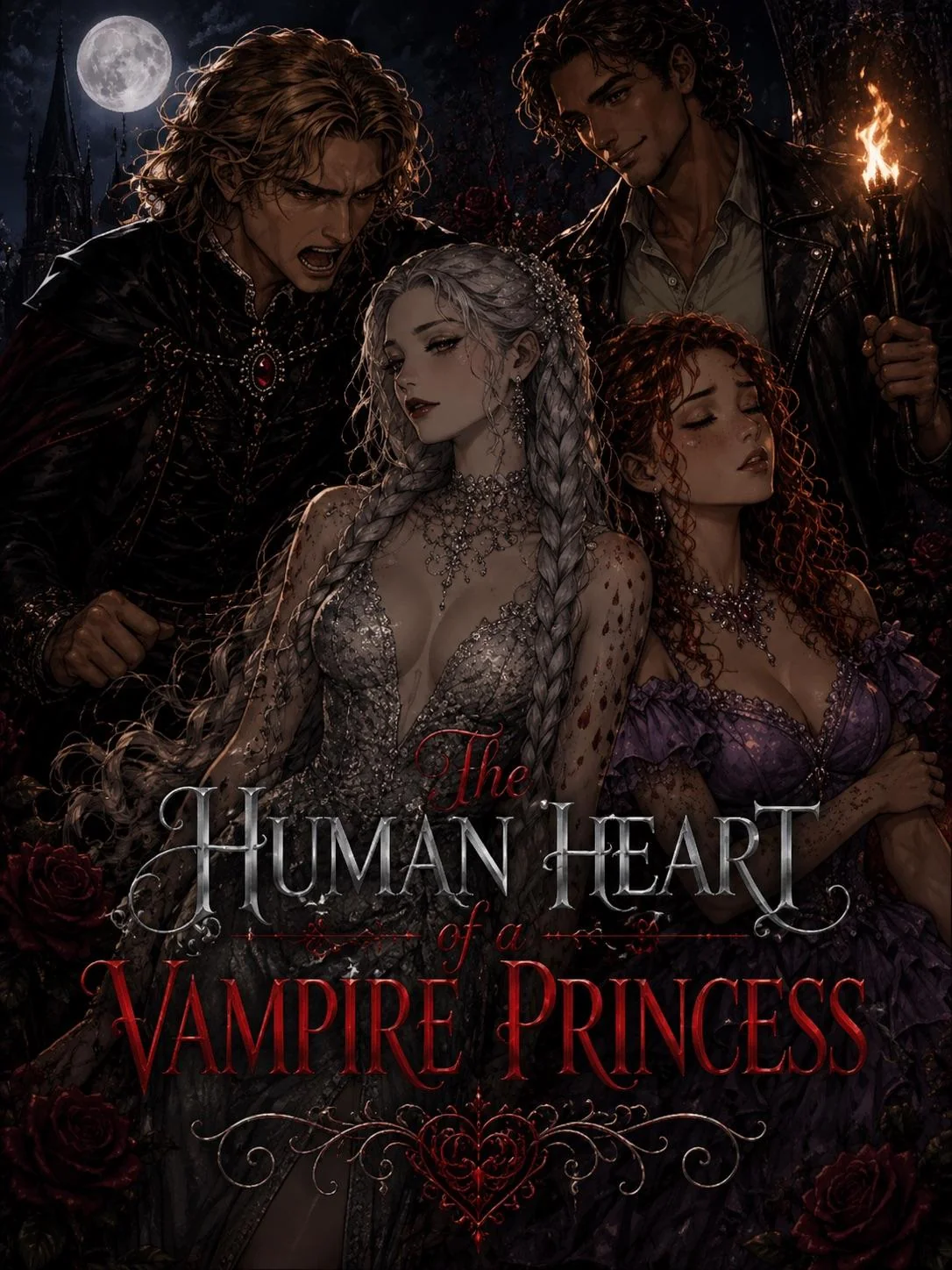 The Human Heart of A Vampire Princess Comic Book Story (Cover Art and Pages 1-16/35) picture 3 of 16