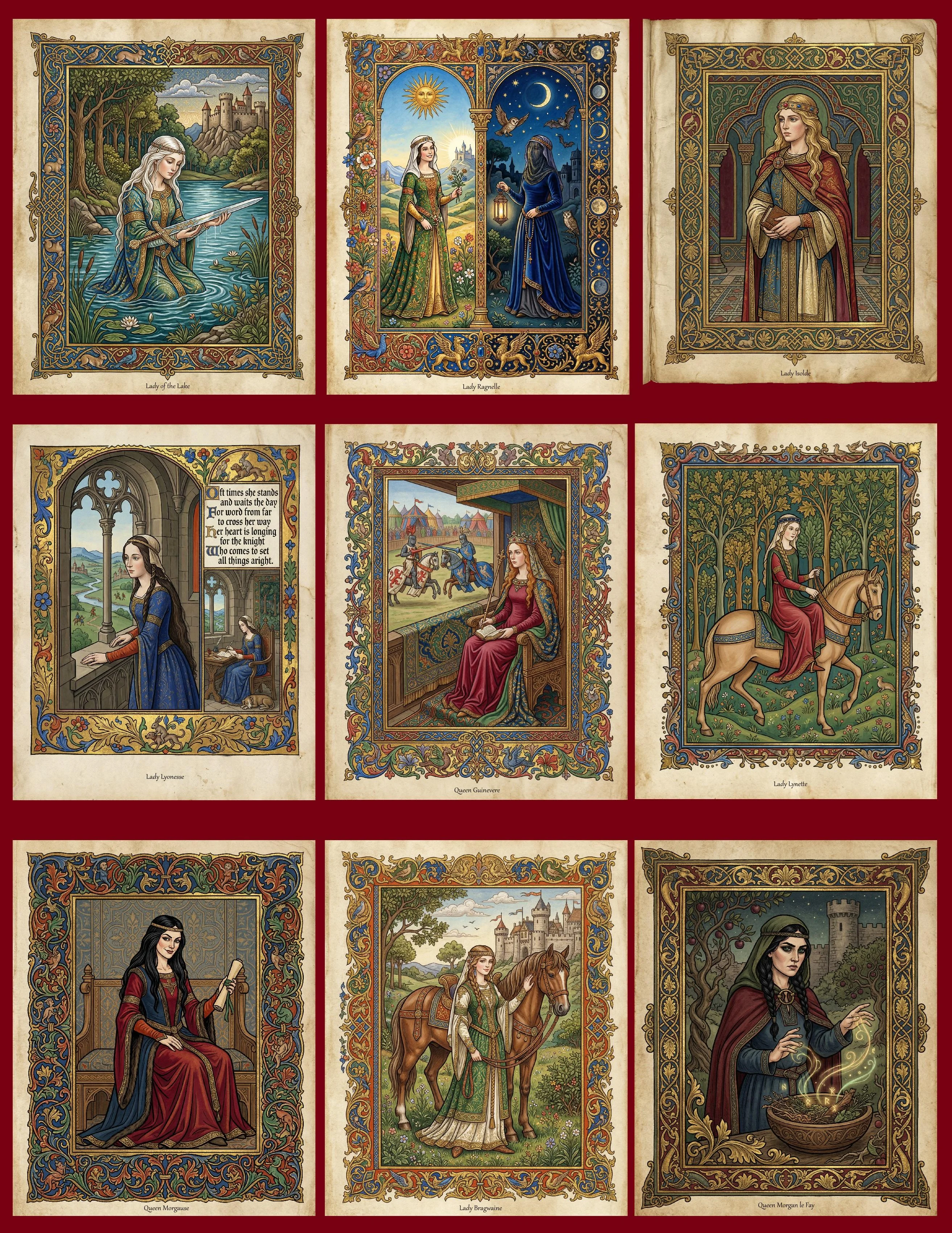Arthurian Bingo for 3~ year old picture 2 of 4
