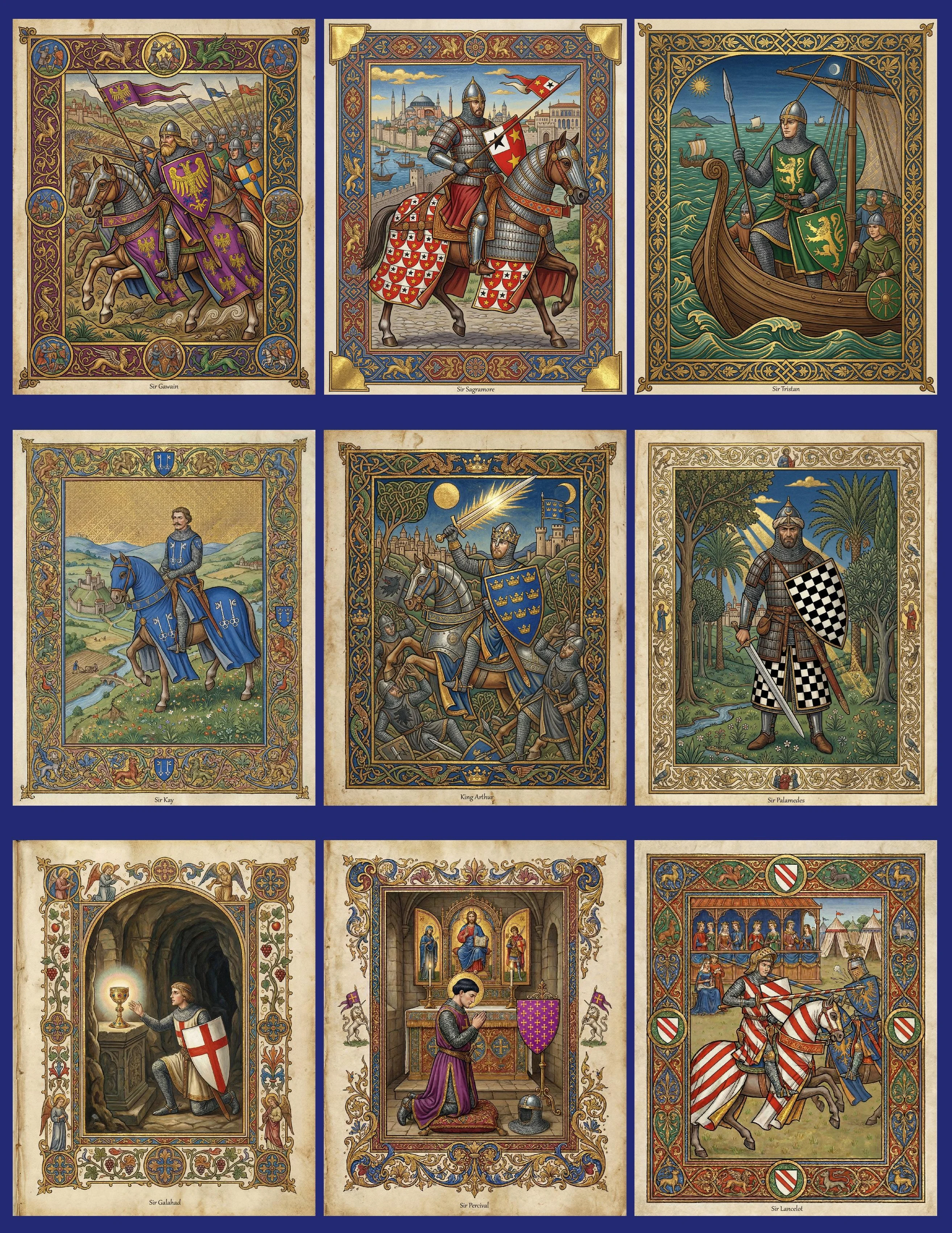 Arthurian Bingo for 3~ year old picture 4 of 4